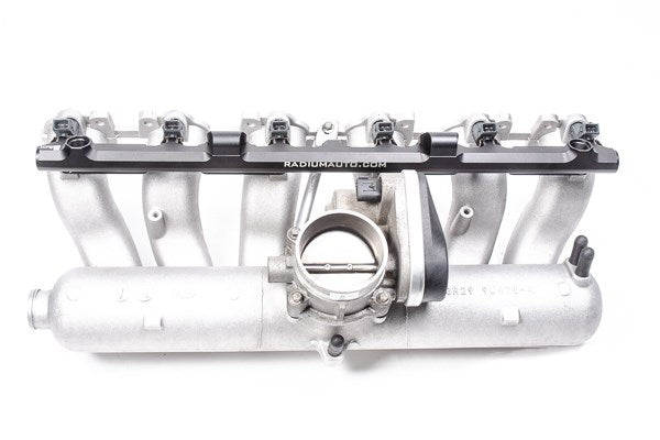 Radium Barra fuel rail installed FG Turbo