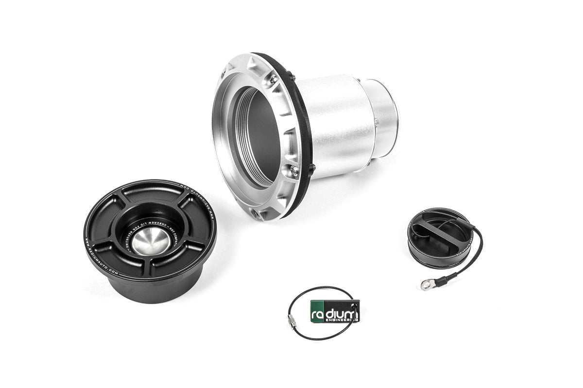 Radium Swing Valve Remote Mount Fuel Filler 2.25in 20-1203