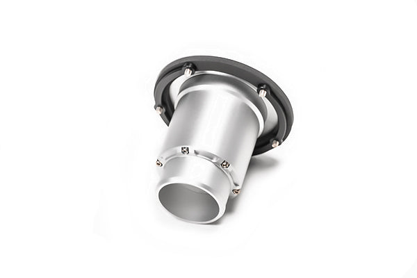 Radium remote housing with 2.25in barb detail 20-1204-V