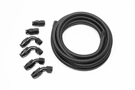 Radium Engineering 8AN DIY PTFE hose kit in black at Tuned By Shawn