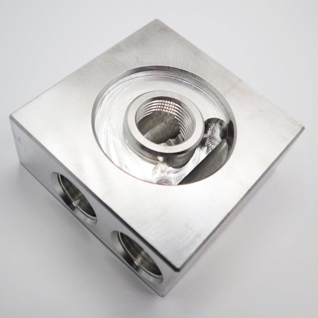 Remote Oil Filter Mount, 4-Port