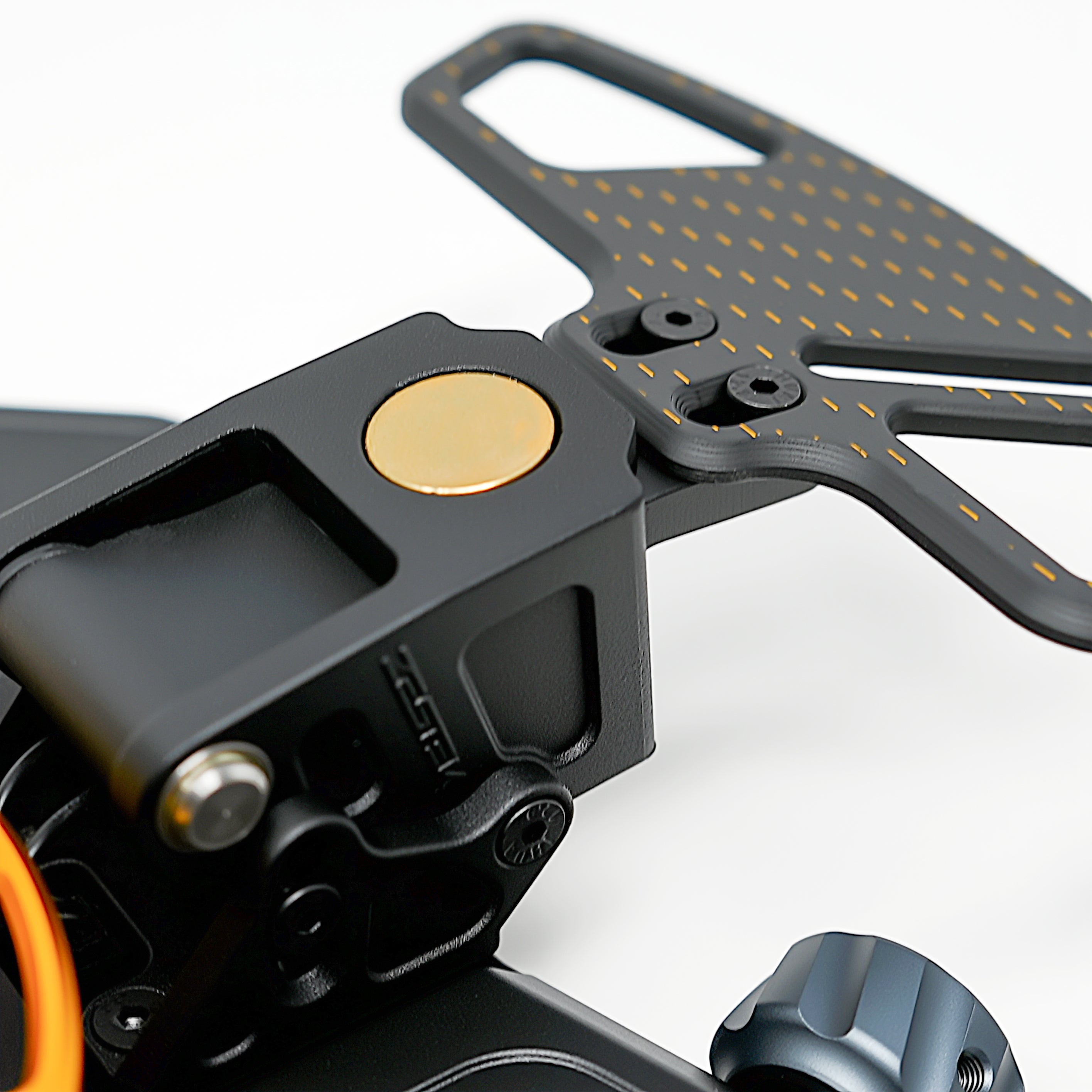 Zestek magnetic paddle shifter with carbon fiber paddles at Tuned By Shawn