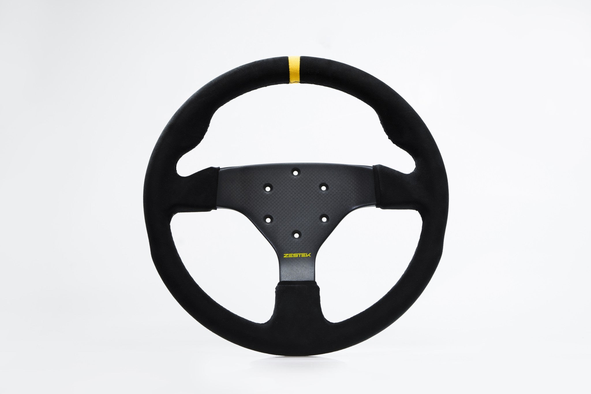 T700 hot-pressed carbon fiber weave on the Zestek 330 LITE wheel, sold by Tuned By Shawn