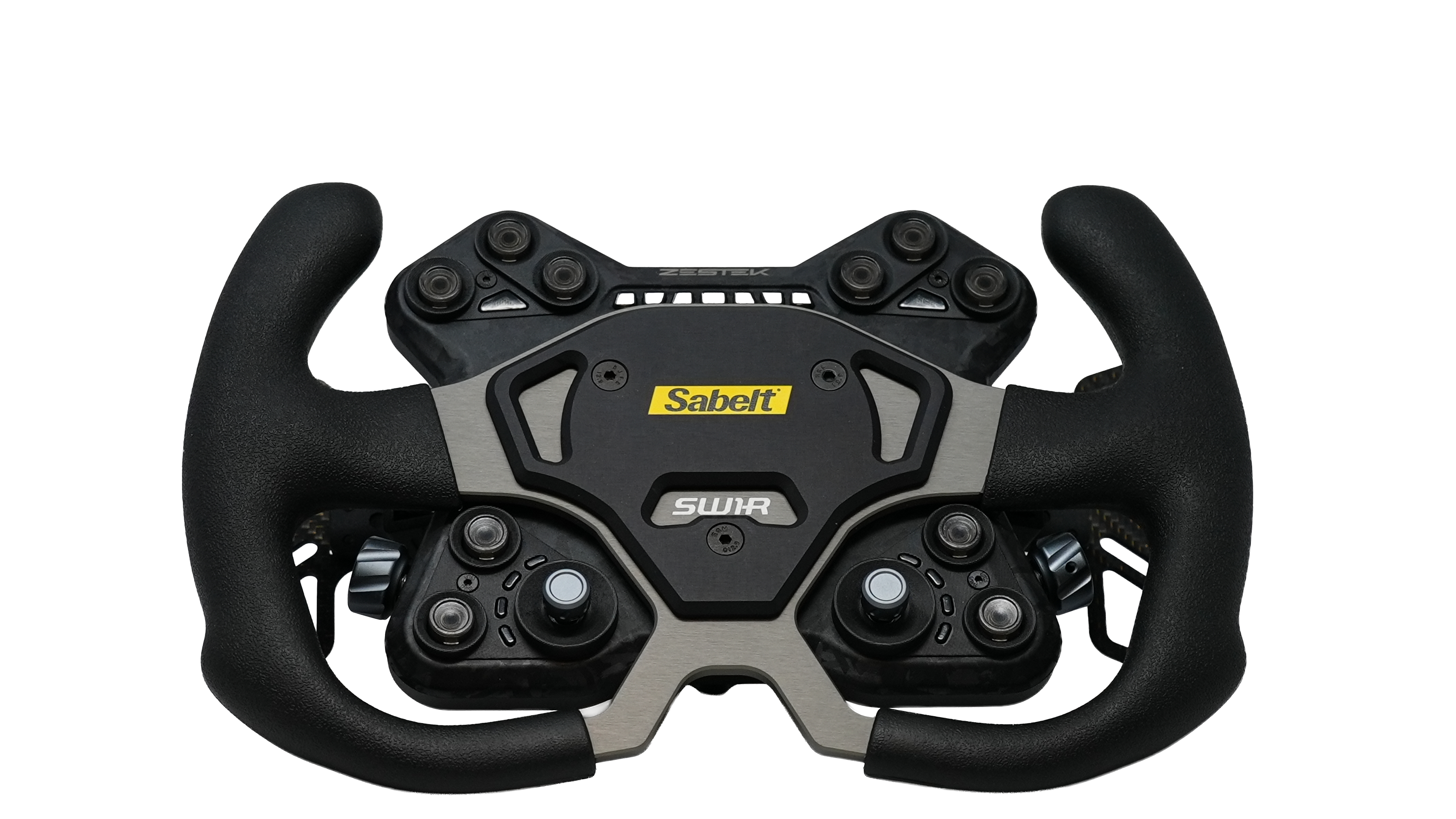 Sabelt SW1-R 295MM GT steering wheel with open 4-spoke rim at Tuned By Shawn