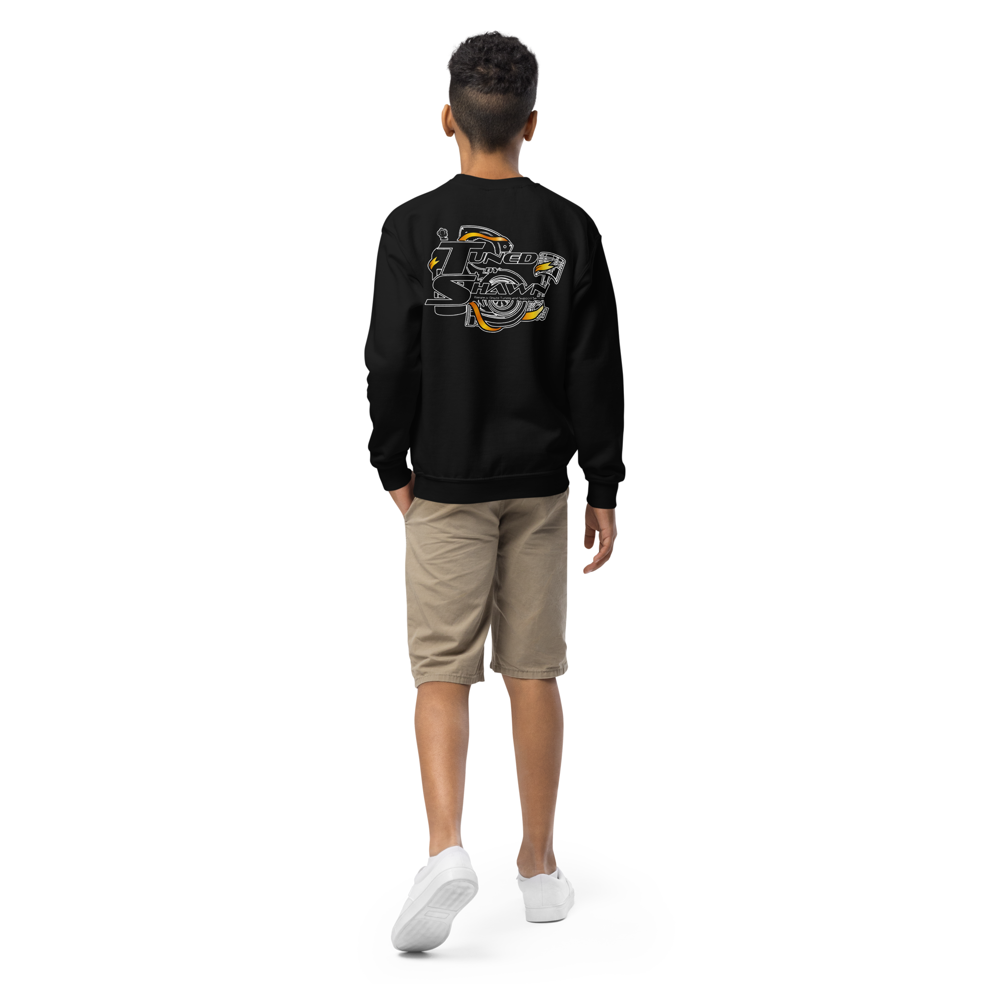 Tuned By Shawn Youth Crewneck
