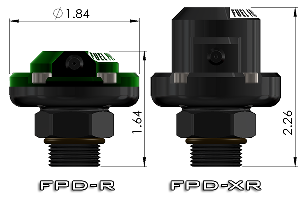 Radium fuel pulse damper dimensions