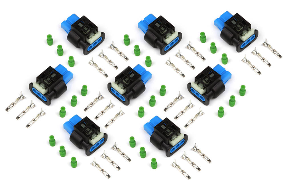 Plug and Pins Only Suit Ford Coyote 5.0L 2nd Generation Ignition Coils - 2015-2017 (Set of 8) (HT-030403)