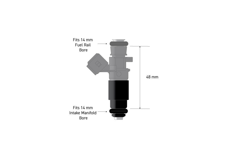 Fuel Injector Adapter 14mm Base (HT-080007)
