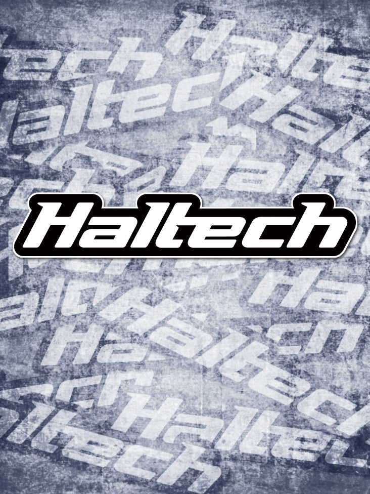 Haltech Logo Sticker Black and White 400mm (HT-300112)