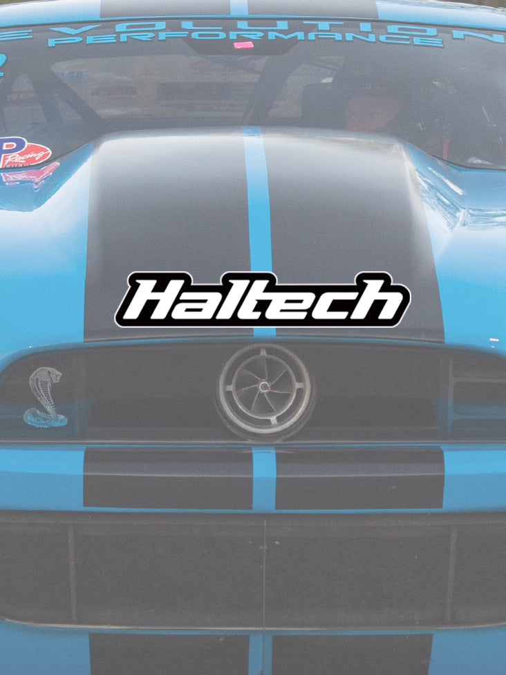 Haltech Logo Sticker Black and White 600mm (HT-300113)