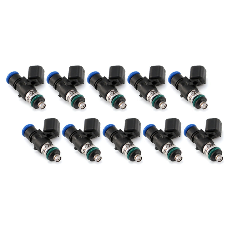 ID1050-XDS fuel injectors set of 10 for 34mm, 14mm Top O-Ring, 14mm Lower O-Ring, sold by Tuned By Shawn