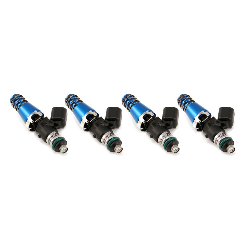ID1300-XDS fuel injectors set of 4 for 60mm, 11mm Adapter Top, 14mm Lower O-Ring, sold by Tuned By Shawn