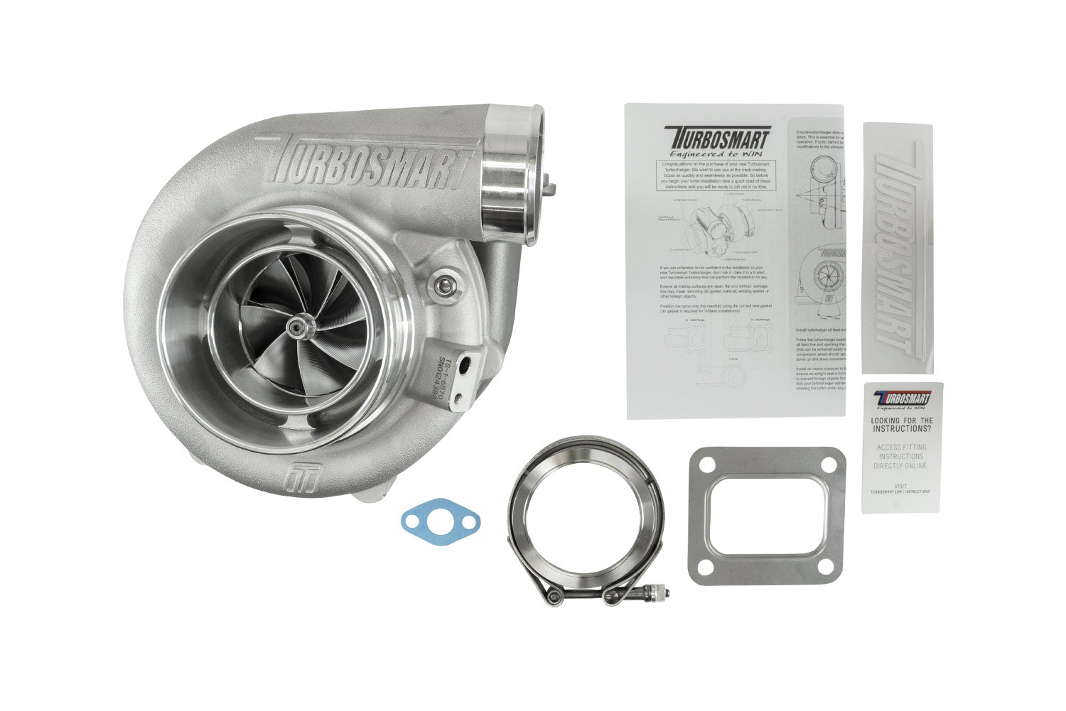 TS-1 Performance Turbocharger 6870 (Kompact) T4 0.96AR Externally Wastegated
