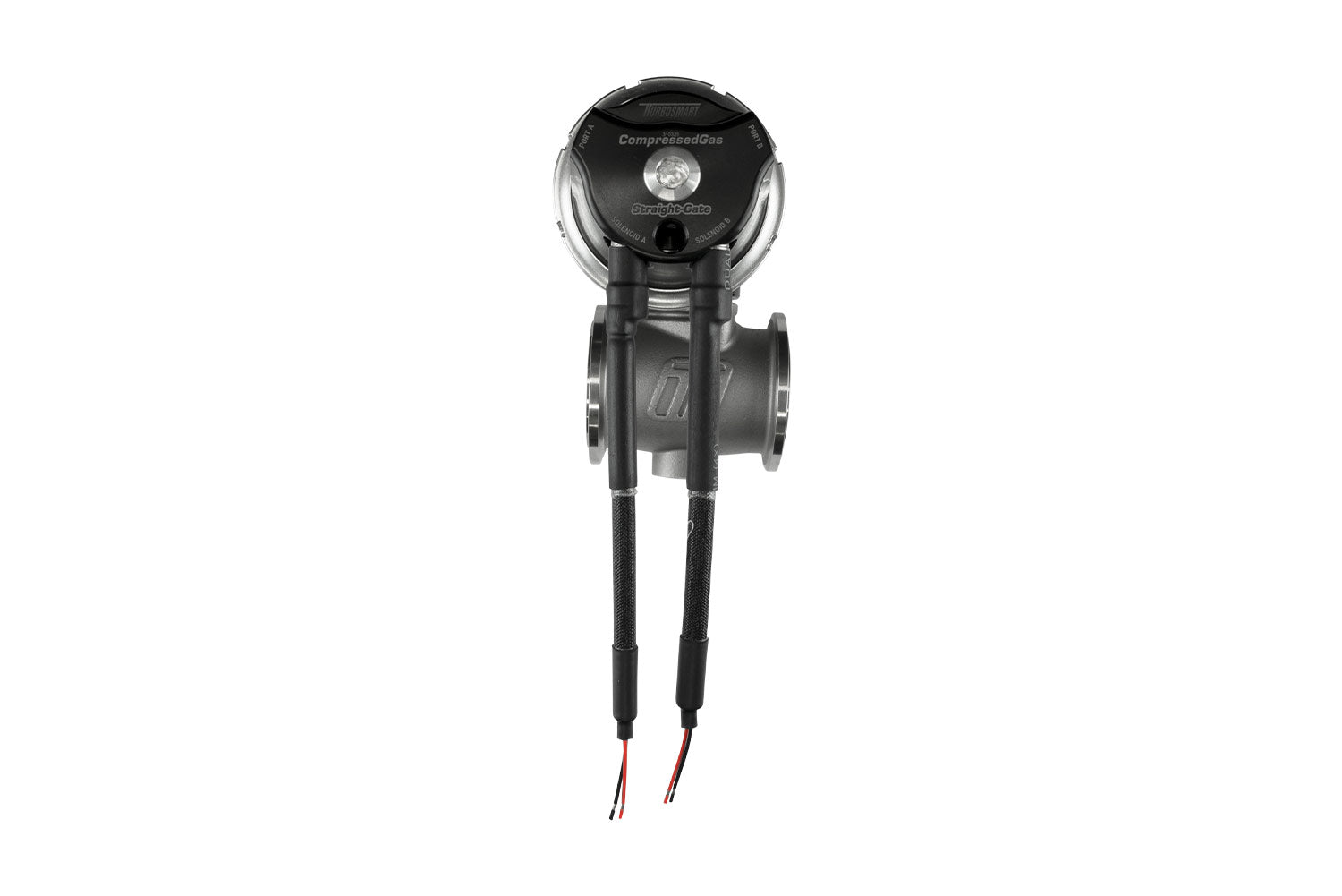 Compressed Gas (CO2) StraightGate40 - Inbuilt Solenoids - 7PSI Black (Control In Cap CO2 Boost Control)