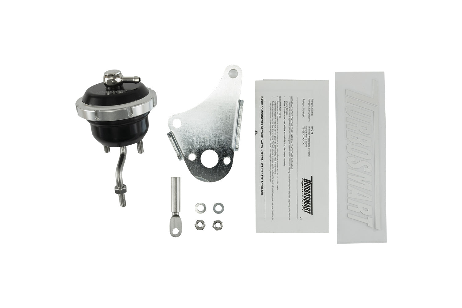 IWG75 Wastegate Actuator Suit Garrett GT2860RS (Disco Potato) 5 PSI Black