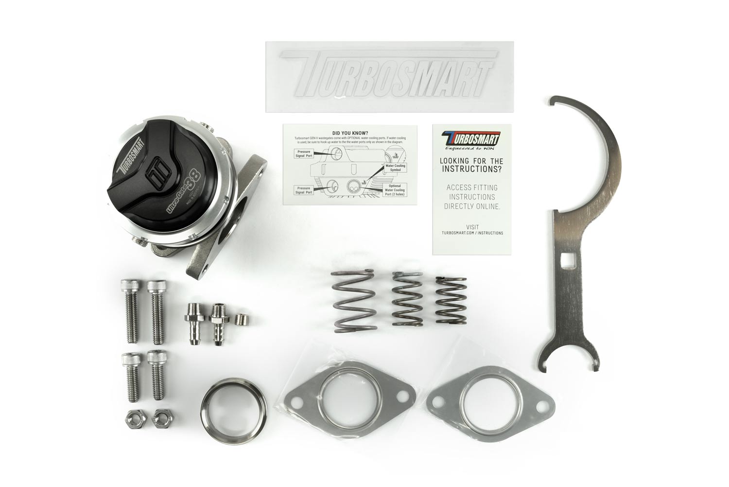 GenV UltraGate38 14psi External Wastegate (Black)
