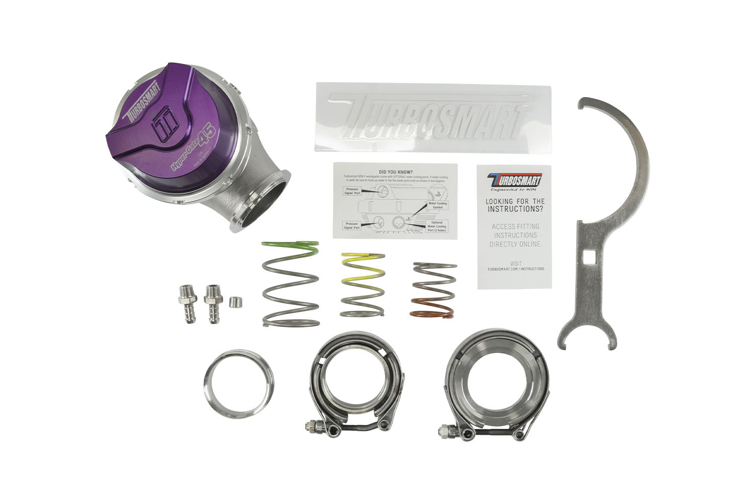 GenV HyperGate45 14psi External Wastegate (Purple)