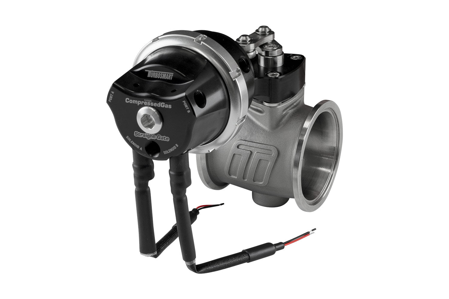 Compressed Gas (CO2) StraightGate50 - Inbuilt Solenoids - 7PSI Black (Control In Cap CO2 Boost Control)