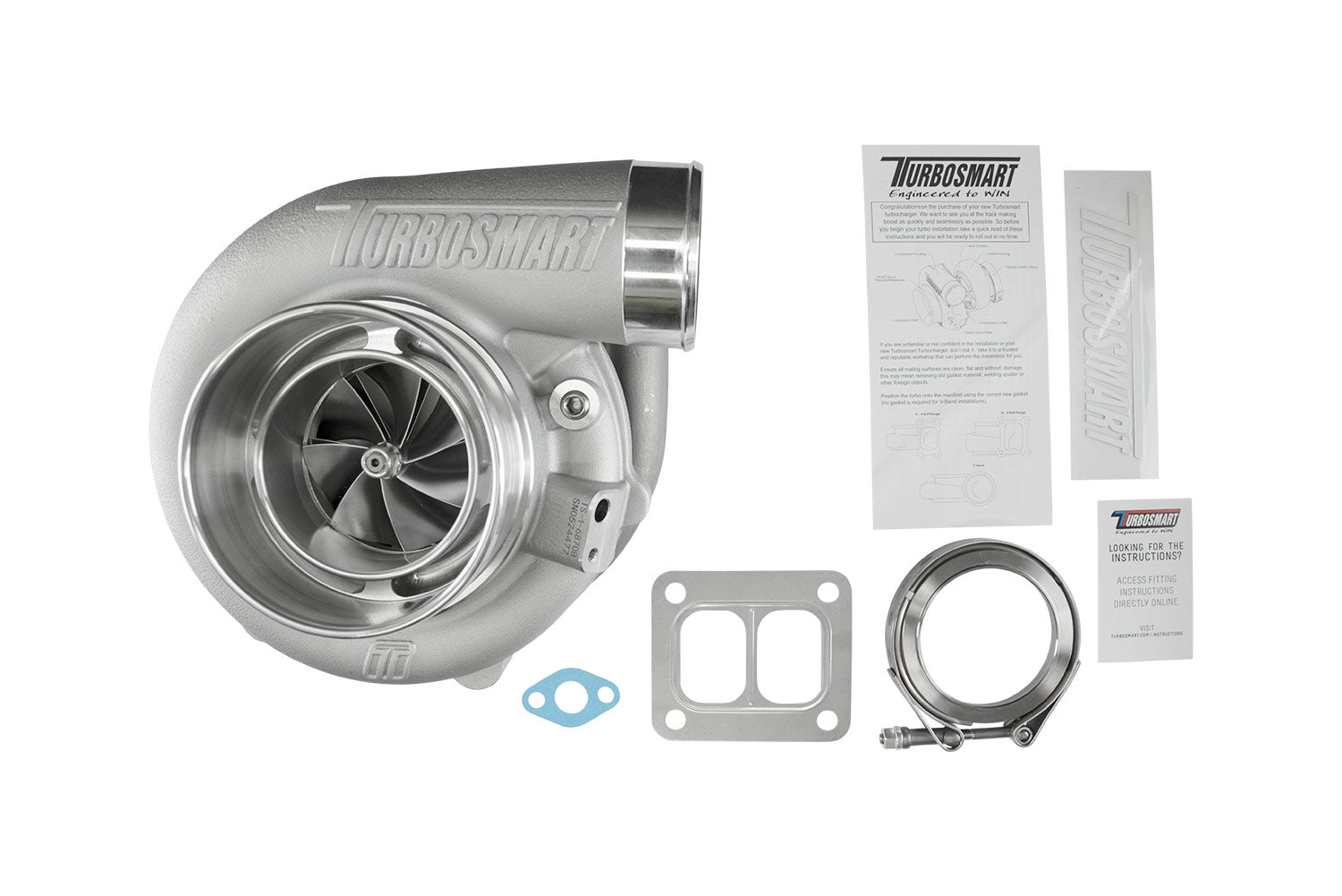TS-1 Performance Turbocharger 6870 (Kompact) T4 Divided 1.00AR Externally Wastegated