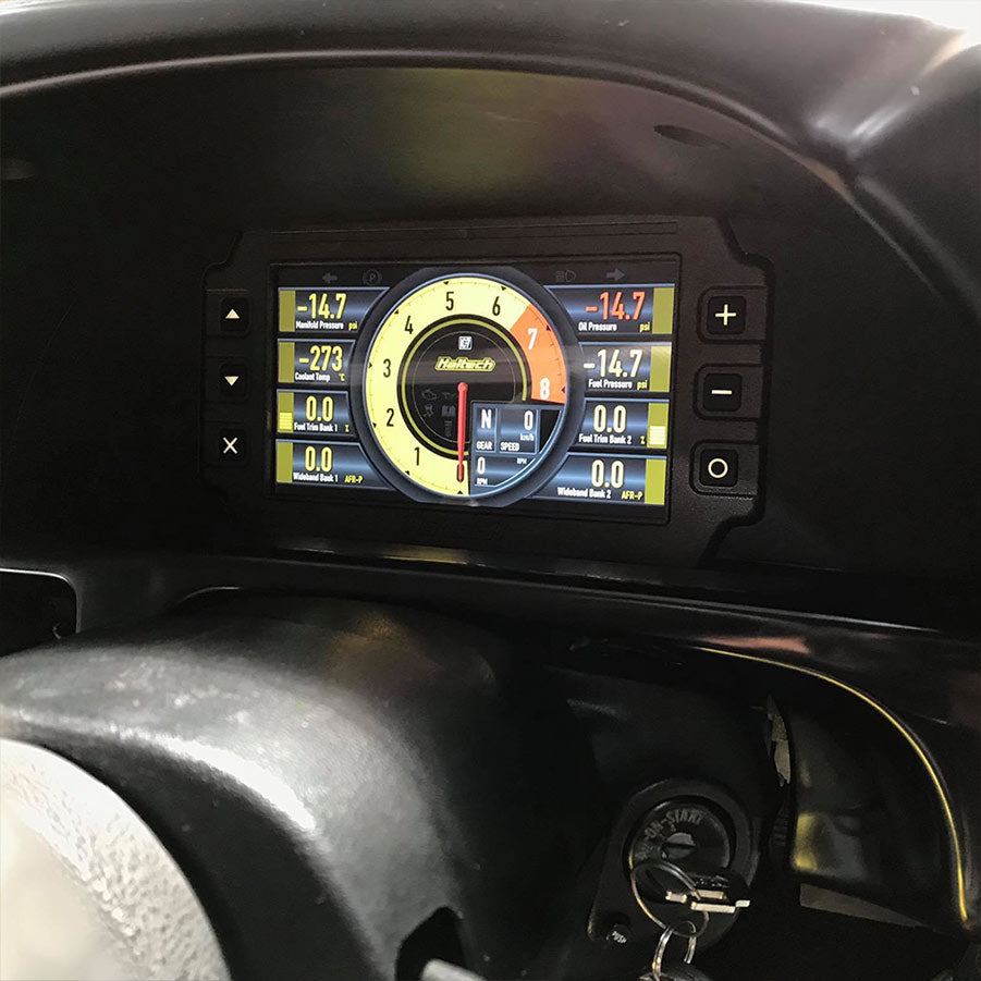 Nissan Skyline R32 1989-1994 Haltech iC-7 / uC-10 dash mount by Mako Motorsport