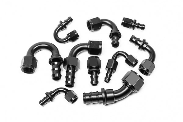 Radium Engineering 6AN 45 degree Push-Lok hose end 14-0202 at Tuned By Shawn