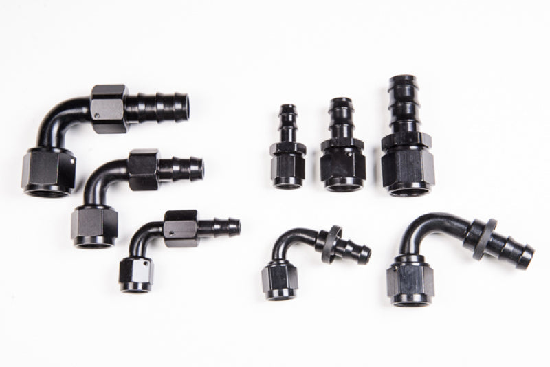 Radium Engineering 8AN 120 degree Push-Lok hose end 14-0209 at Tuned By Shawn