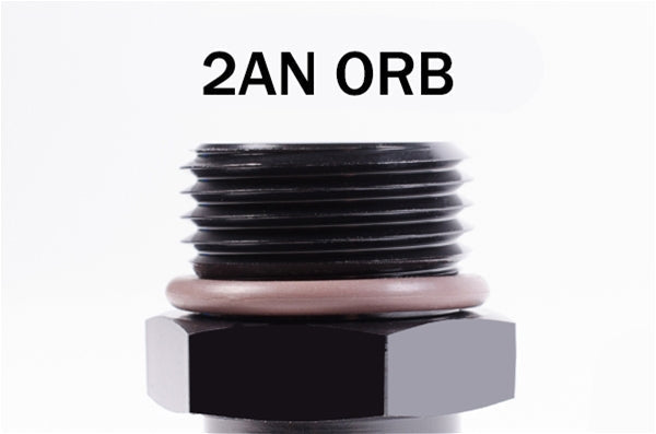 Radium Engineering 2AN ORB to 8mm SAE fitting 14-0479 at Tuned By Shawn