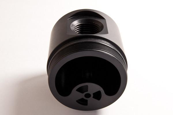 Radium Fluid Lock can in E46 firewall compartment, Tuned By Shawn