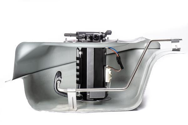 Tuned By Shawn Radium fuel pump hanger installed in Evo X fuel tank
