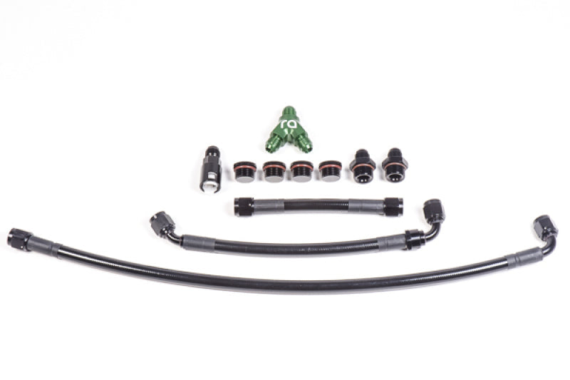 Radium Engineering Mustang GT rail plumbing kit 20-0334-11 at Tuned By Shawn