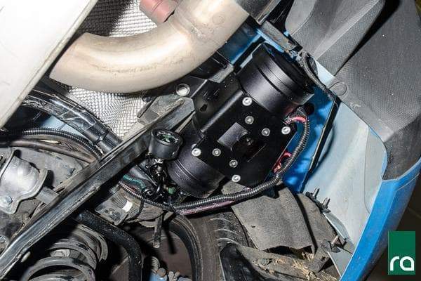 Radium FST-R mounted under MK3 Focus, Tuned By Shawn