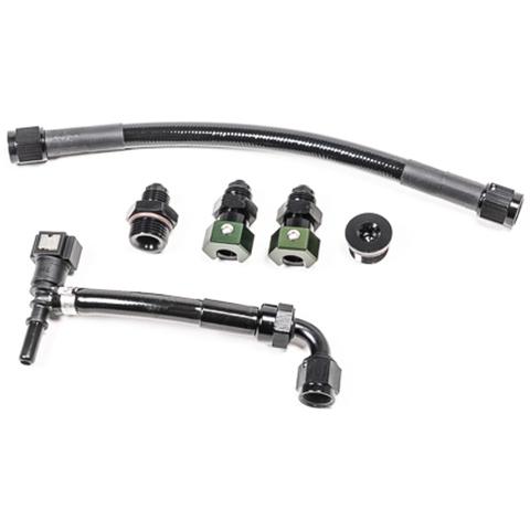 Radium Engineering MK5 Supra fuel rail plumbing kit 20-0753-PK at Tuned By Shawn