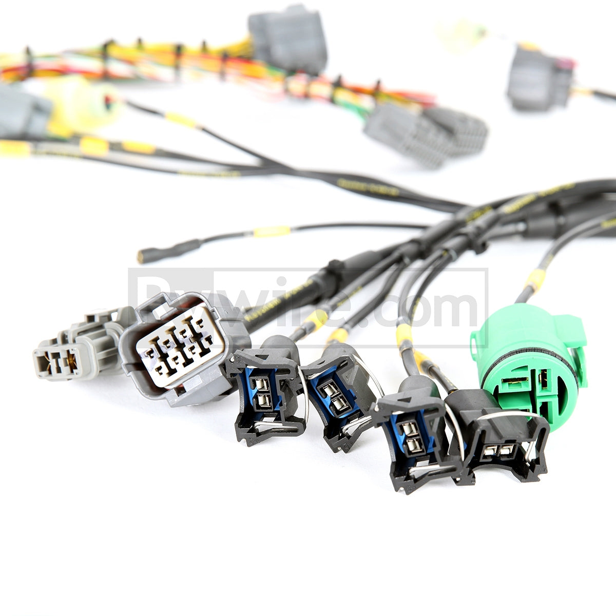 Rywire OBD1 mil-spec tucked D and B-series engine harness with DR-25 heat shrink, photo 2