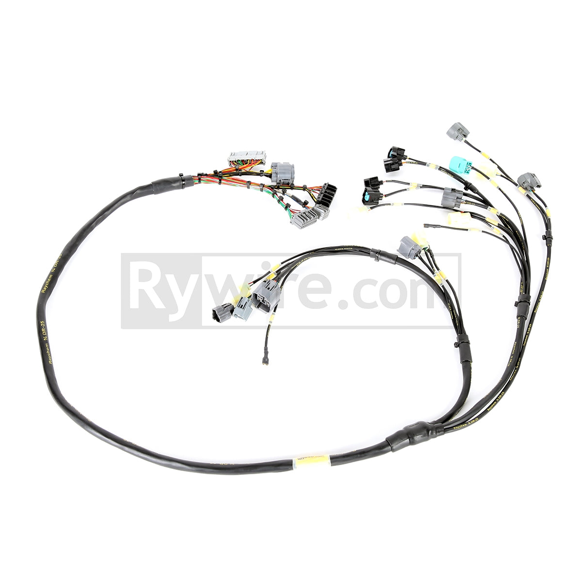 Rywire OBD2 mil-spec tucked D and B-series engine harness with DR-25 heat shrink, sold by Tuned By Shawn