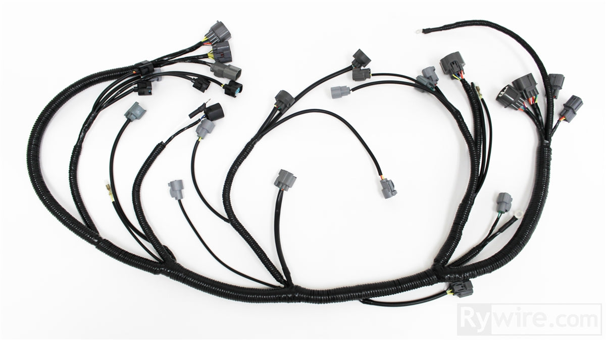 Rywire OEM-style OBD2 B-series engine harness for EG Civic and DC Integra, sold by Tuned By Shawn