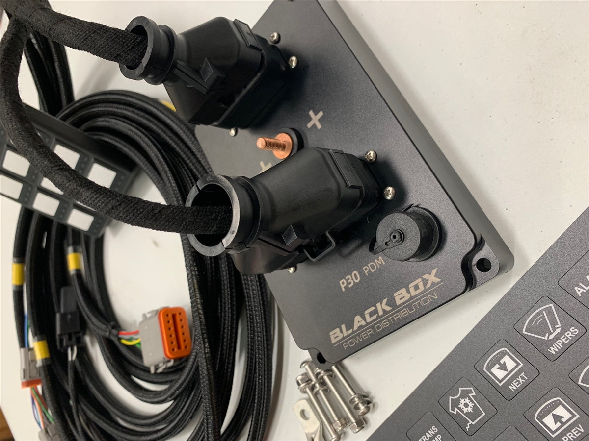 Rywire universal chassis harness with 30-channel PDM power distribution module, photo 3