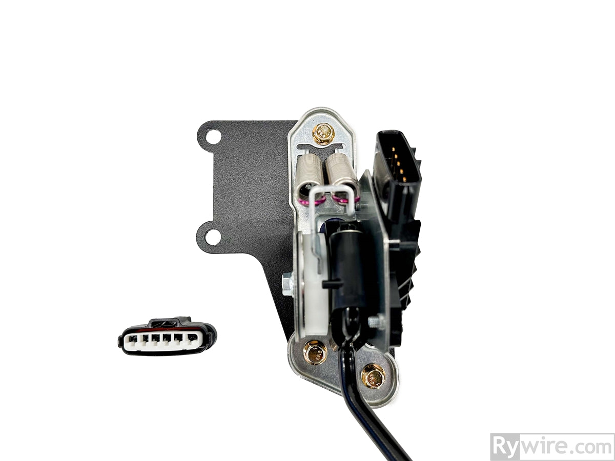 Rywire drive-by-wire pedal kit with OEM pedal and powder-coated bracket, photo 2