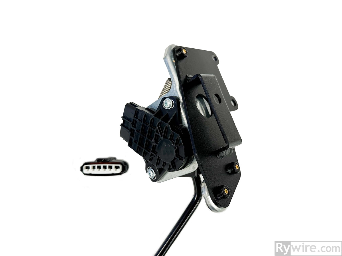 Rywire drive-by-wire pedal kit with OEM pedal and powder-coated bracket, photo 3