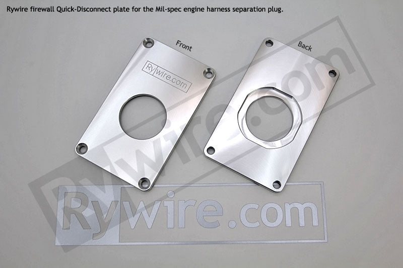 Rywire 3 x 5 inch mil-spec firewall connector plate, photo 2