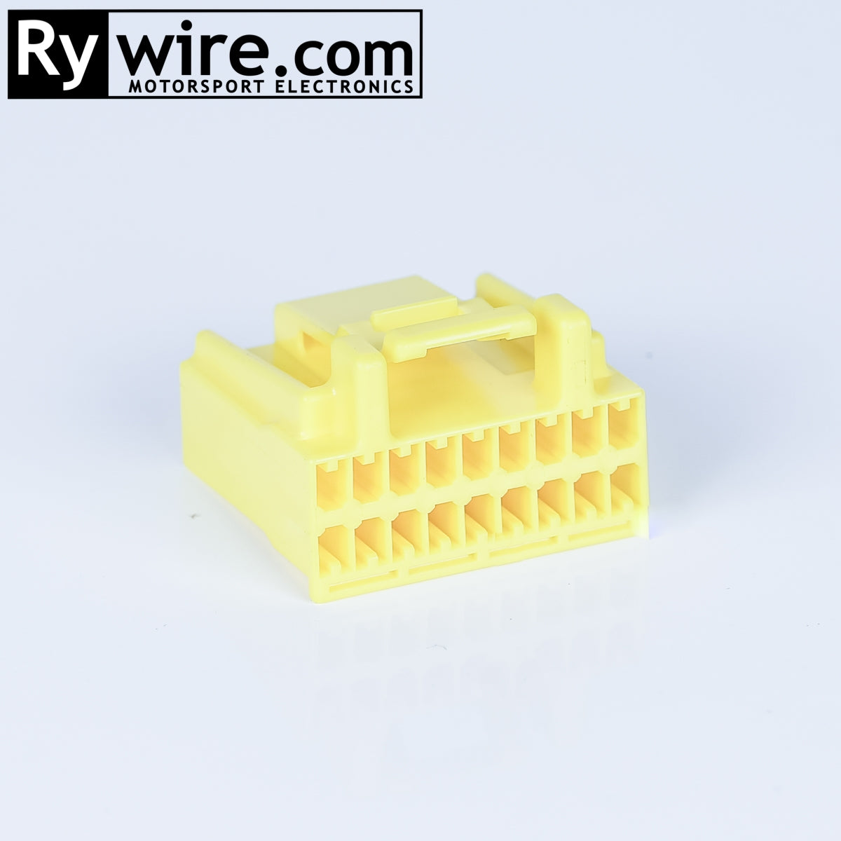 Rywire Mitsubishi 4G63 1G Engine Computer Plug B (Yellow) connector kit, 18-pin, sold by Tuned By Shawn