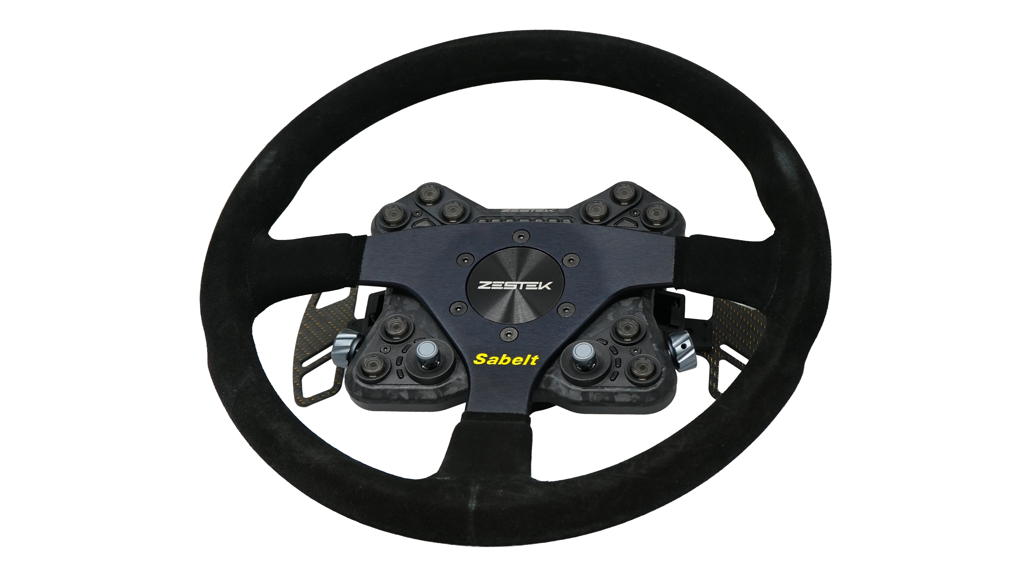 Sabelt SW-635 350mm suede steering wheel at Tuned By Shawn