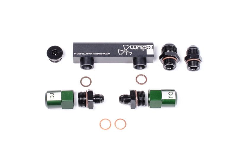 Radium Engineering Bosch Pumps 4 Port Manifold Reuses Check Valves - Universal from Tuned By Shawn