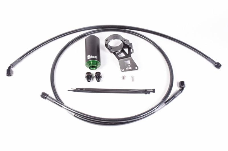 Radium Engineering EVO X Fuel Feed Stainless Filter from Tuned By Shawn