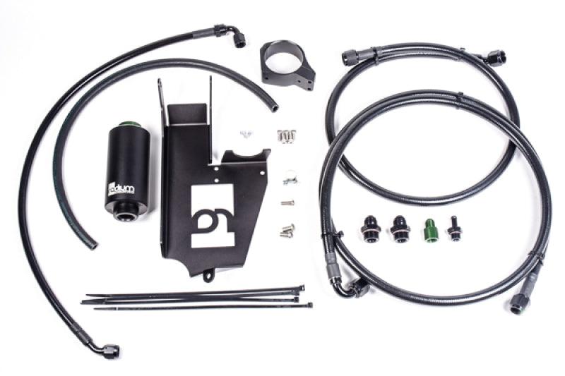 Radium Engineering Fuel Hanger Plumbing Kit EVO 8-9 Microglass Filter from Tuned By Shawn