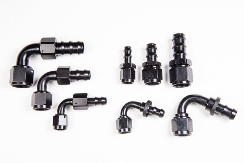 Radium Engineering 8AN Straight Pushlok Hose End from Tuned By Shawn