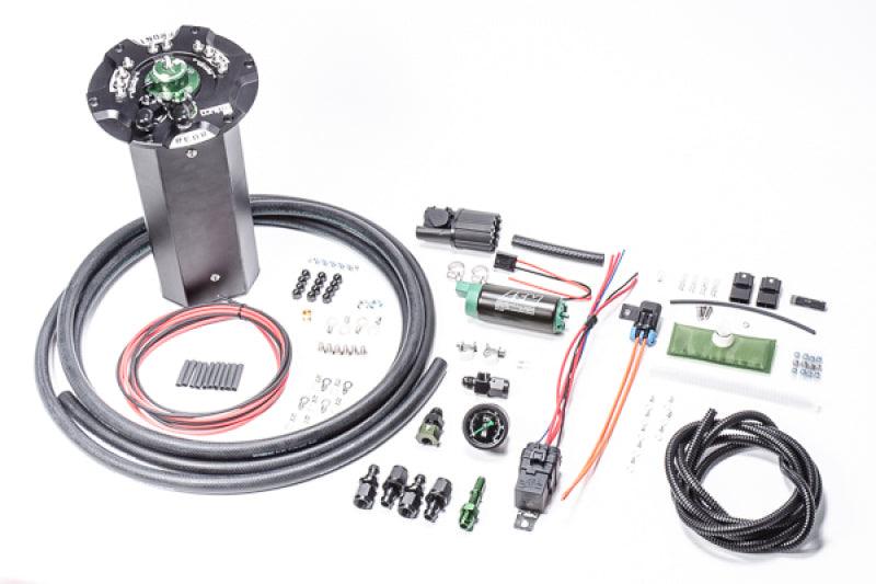 Radium Engineering 370z Fuel Hanger Surge Tank No Pumps Included - Walbro F90000267/274/285 E85 from Tuned By Shawn