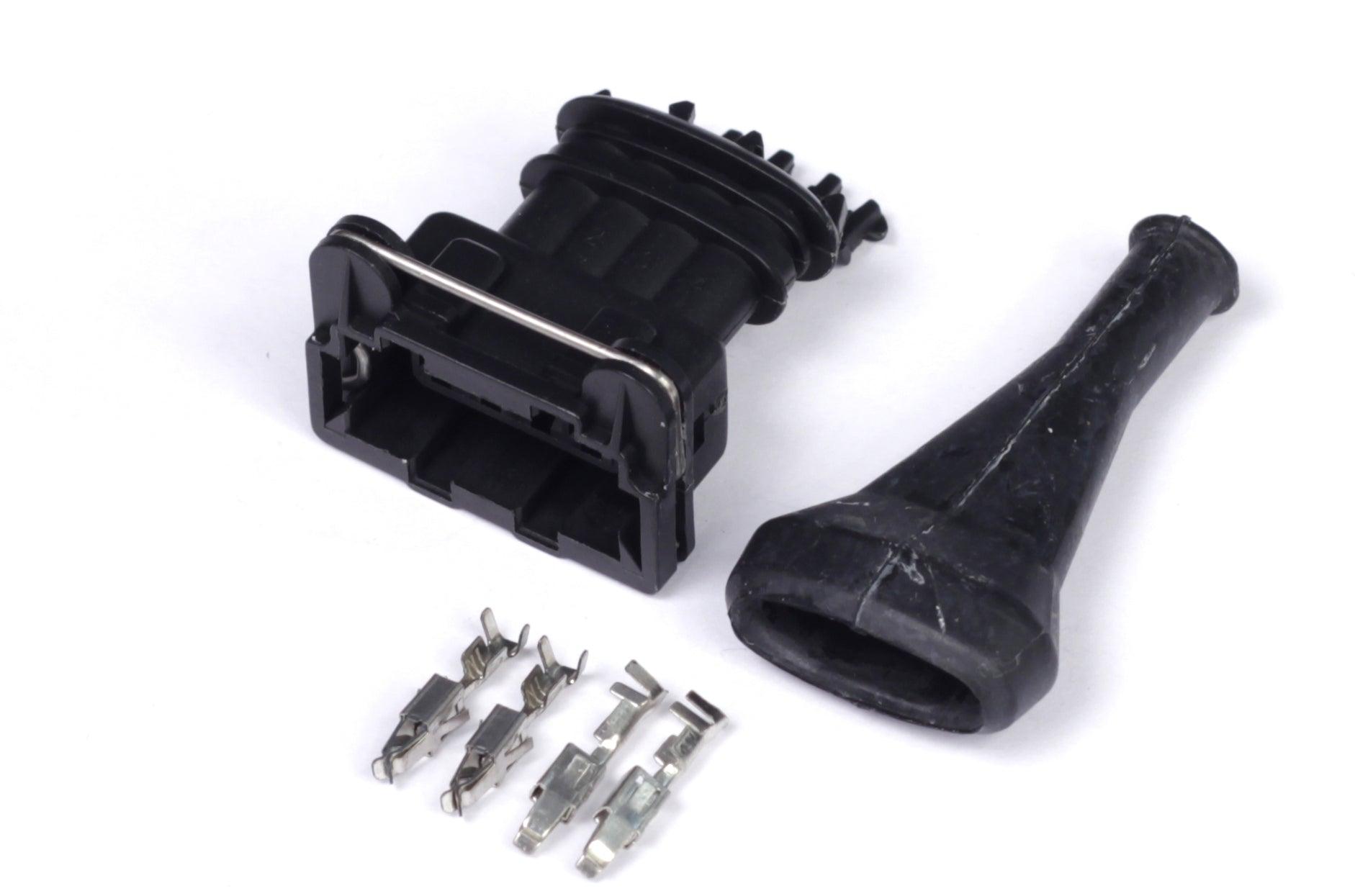 HT-030311 - Plug and Pins Only - Bosch 4 PinJunior Timer Female Connector