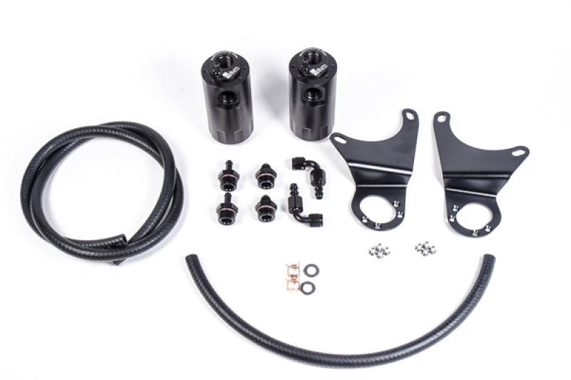Radium Engineering Mitsubishi Evo 8-9 Dual Catch Can Kit from Tuned By Shawn