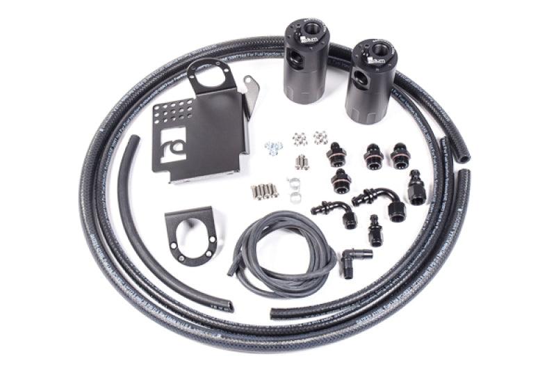 Radium Engineering 06-09 Honda S2000 LHD (All RHD) Dual Catch Can Kit from Tuned By Shawn