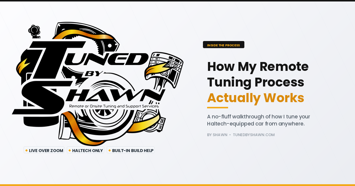 How My Remote Tuning Process Actually Works (And Why It Beats Hauling Your Car to a Shop)
